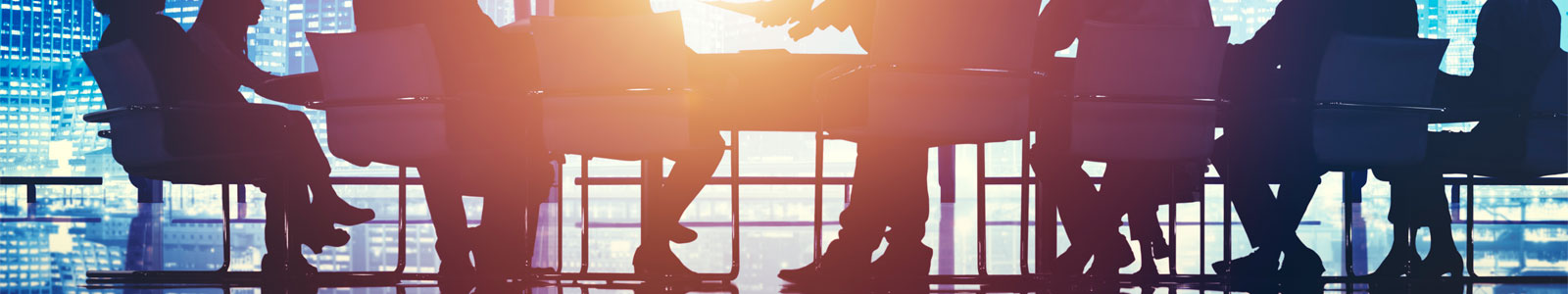 people sitting at a meeting table